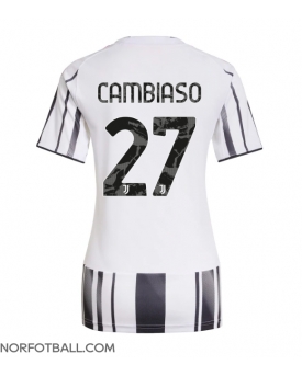 Billige Fotballdrakt Juventus Andrea Cambiaso #27 Replika Hjemmedrakt Dame 2025-26 Kortermet Billige Fotballdrakt Juventus Andrea Cambiaso #27 Replika Hjemmedrakt Dame 2025-26 Kortermet